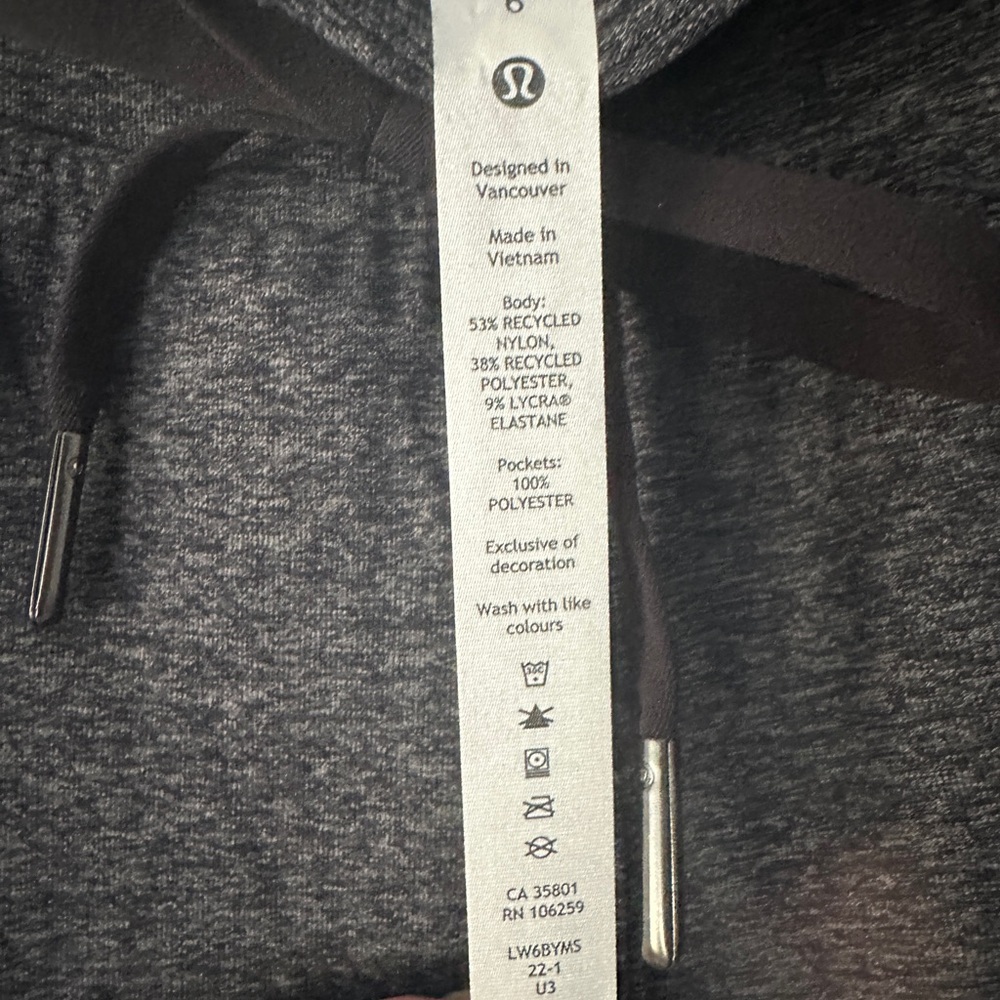 NWT lululemon athletica Ready to Rulu Jogger Crop Heathered Grey - Picture 8 of 8